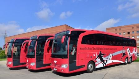 Türkiye Futbol Federasyonu Otobüslerini Yeniledi