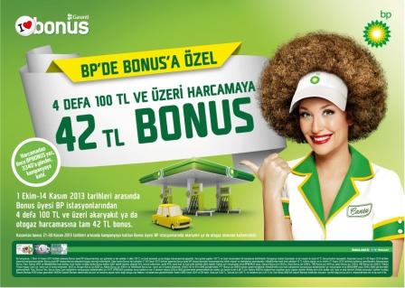 BP ve Bonustan 42 TL Hediye!