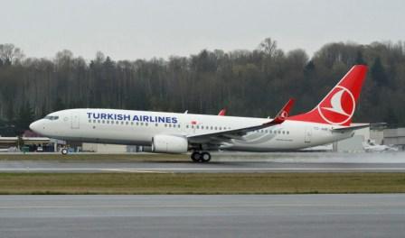 Boeing Türk Hava Yollarının Yeni-Nesil 737 Model Uçağını Teslim Etti