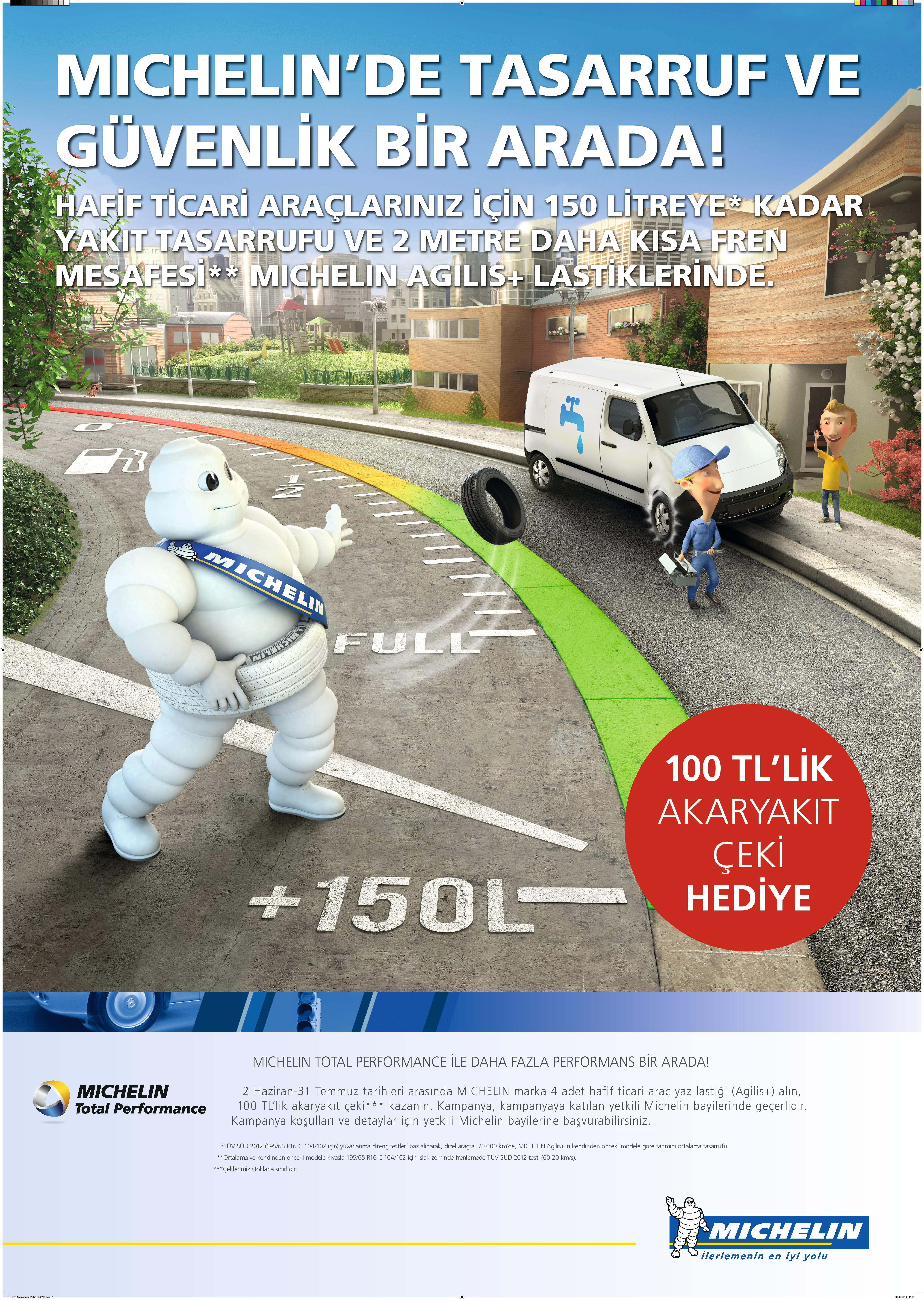 Michelin Agilis + Kampanyası Kazandırıyor!