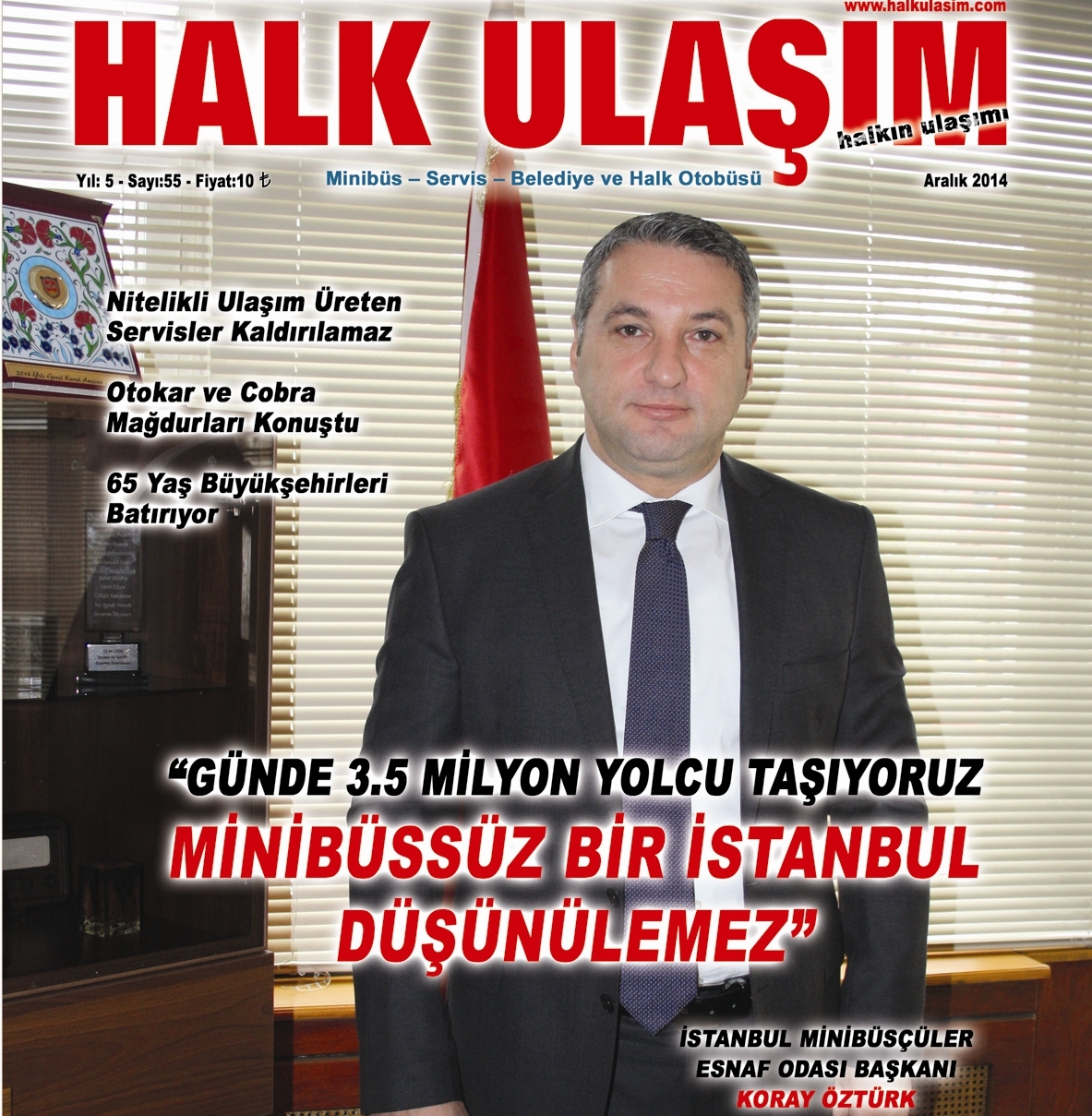 Halk Ulaşım Dergisi Aralık Sayısı