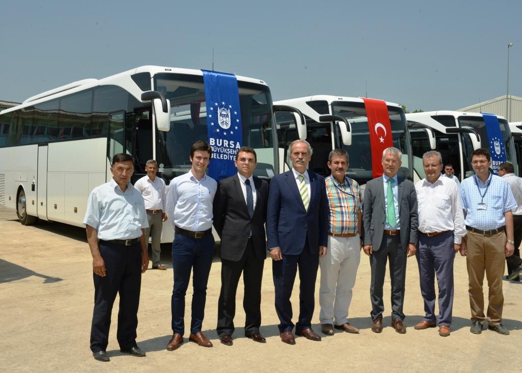 Bursa Büyükşehir Belediyesine 26 Adet Mercedes-Benz Otobüs