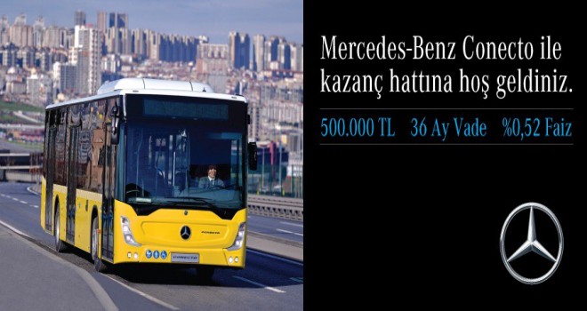 Mercedes Conecto'ya Duyulmamış Kampanya