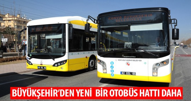 Büyükşehir’den Yeni Otobüs Hattı