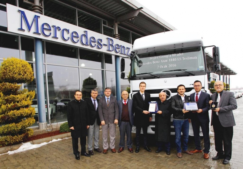 BEŞLER GROUP’A 80 ADET MERCEDES-BENZ ÇEKİCİ