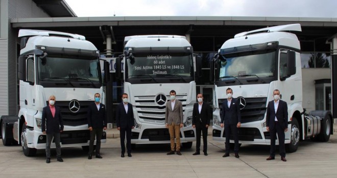 Akkoç Lojistik Filosuna 60 Yeni Mercedes-Benz Actros