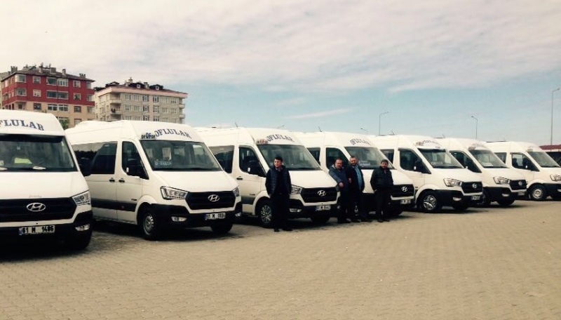 HYUNDAI H350’LER TRABZON’DA HİZMETE BAŞLADI