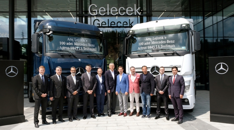 MERCEDES-BENZ TÜRK’TEN ARIÇ LOJİSTİK’E 100 ADET ACTROS