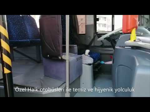 Özel Halk otobüsleri ile temiz ve hijyenik yolculuk