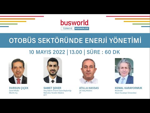 Busworld Turkey webinar - Otobüs Sektöründe Enerji Yönetimi